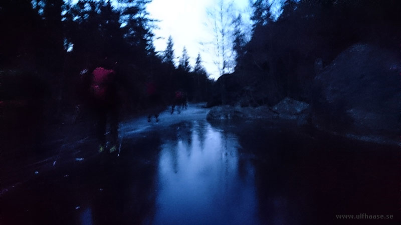 Ice skating in the Stockholm area, 2015.