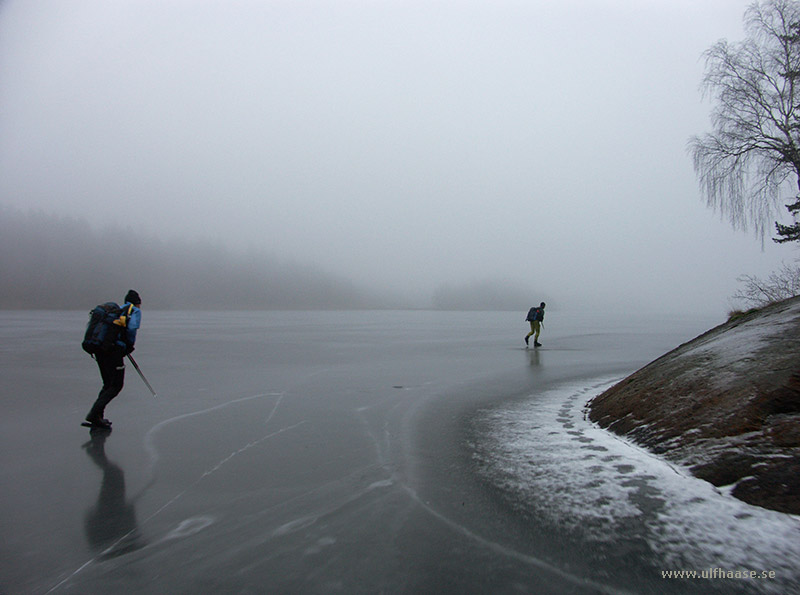 Ice skating in the Stockholm area, 2015.