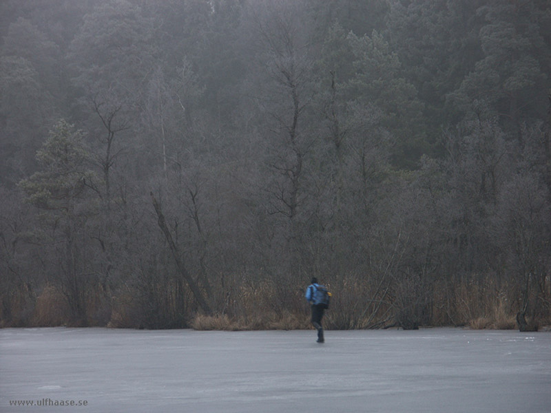 Ice skating in the Stockholm area, 2015.