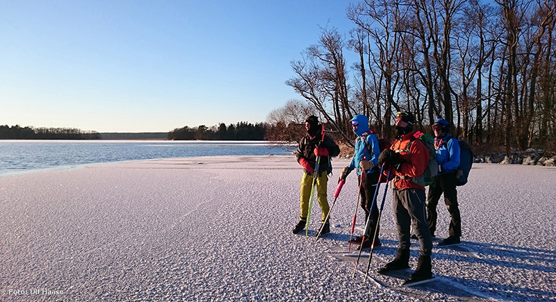 Ice skating on Lake Mälaren 2016.