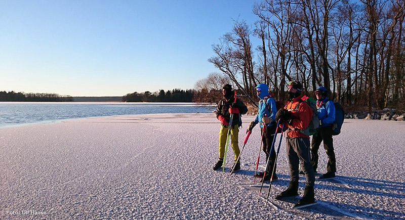 Ice skating on Lake Mälaren 2016.