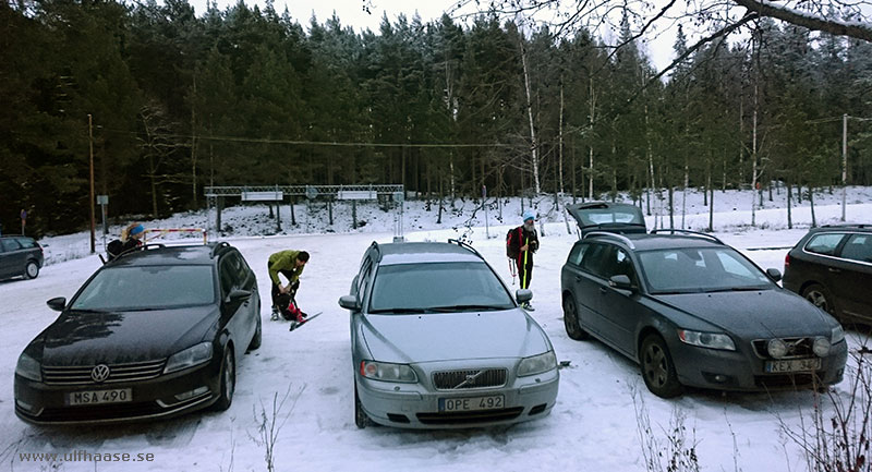 Ice skating on Lake Mälaren 2016.