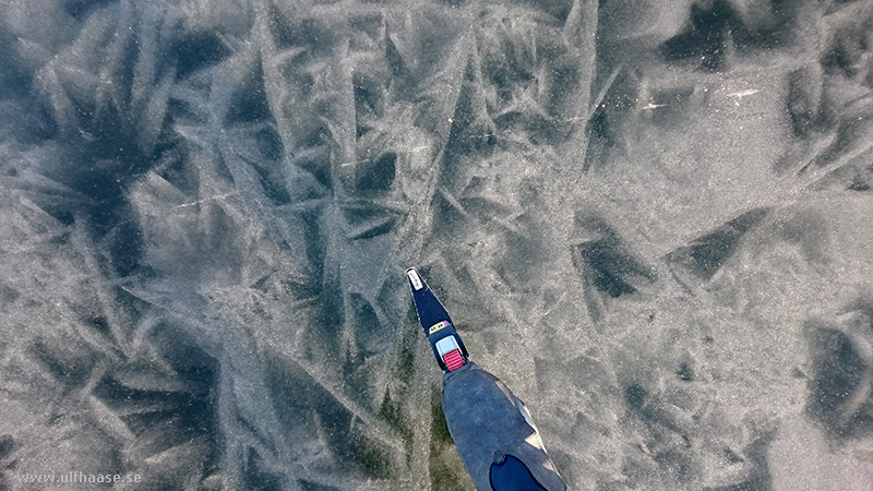 Ice skating in the Stockholm archipelago, Singöfjärden and Galtfjärden.