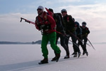 Ice skating on Lake Mälaren.