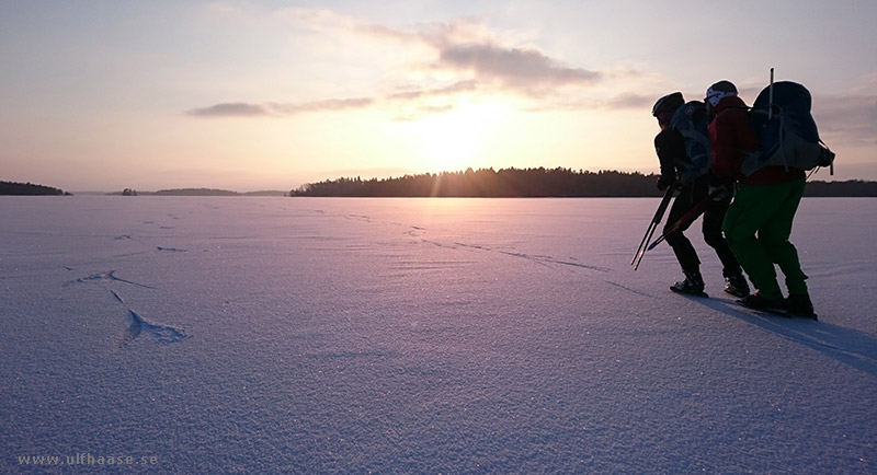 Ice skating on Lake Mälaren.