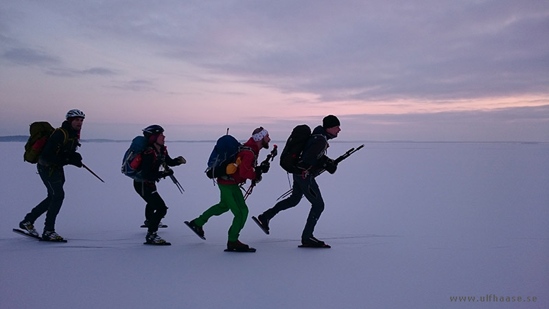 Ice skating on Lake Mälaren.