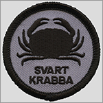 Svart krabba, tygmärke