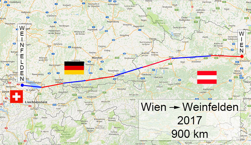 Ultra Skate Challenge (USC) 2017, route map.