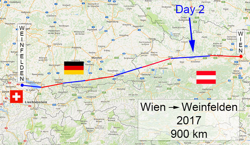 Ultra Skate Challenge (USC) 2017, route map.