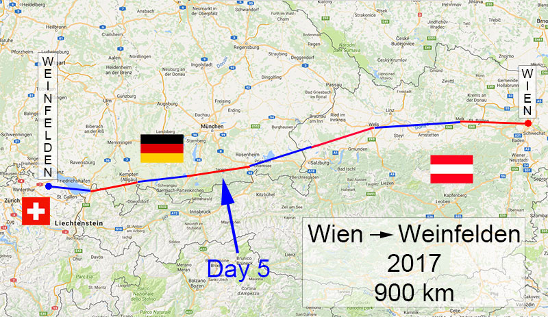 Ultra Skate Challenge (USC) 2017, route map.