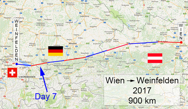 Ultra Skate Challenge (USC) 2017, route map.