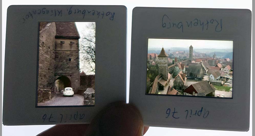 Rothenburg ob der Tauber April 1976