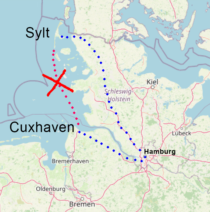 Ultra Skate Challenge (USC) 2025, route map.