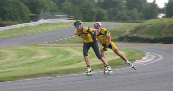 Motor racing circuit, Falkenberg, inline skating 2011