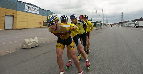 Varberg, inline skating 2005