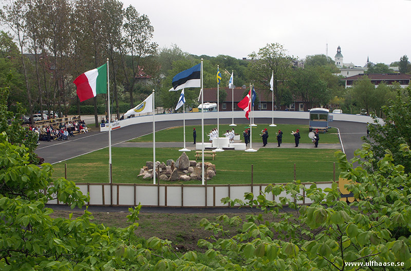 Inauguration of the inline skating track in Varberg, May 2006.