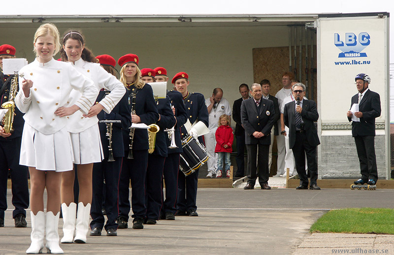 Inauguration of the inline skating track in Varberg, May 2006.