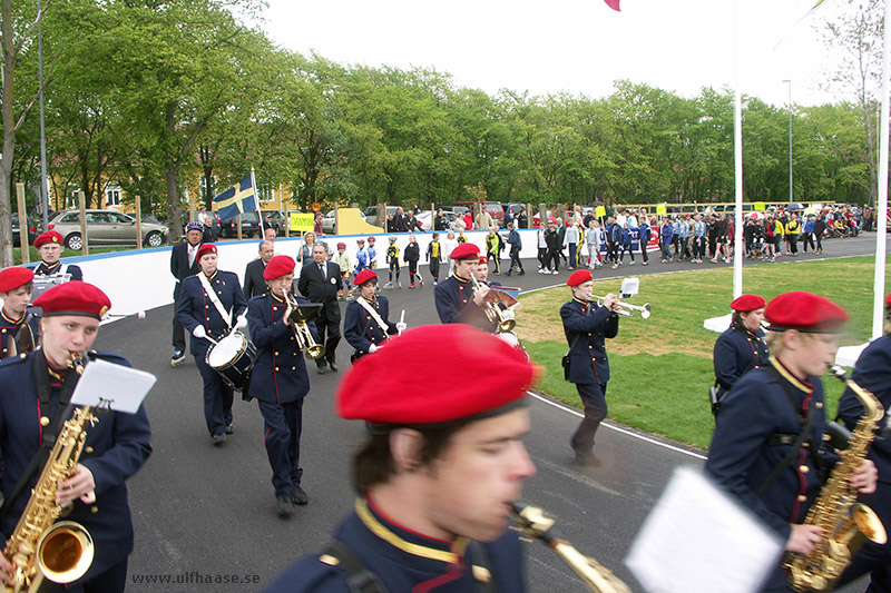 Inauguration of the inline skating track in Varberg, May 2006.