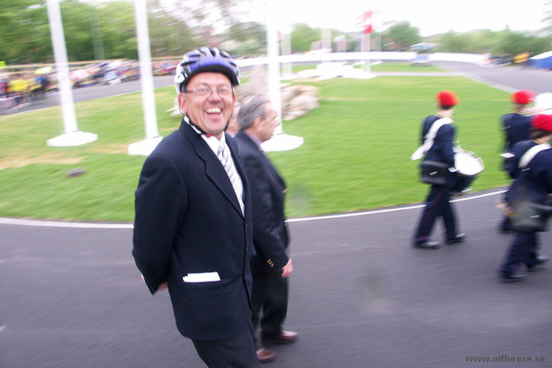 Inauguration of the inline skating track in Varberg, May 2006.