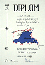 Diplom Ljustern runt 1974