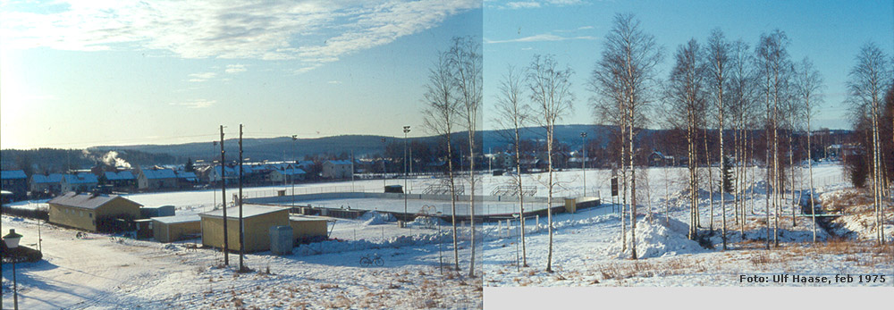 S&auml;ters idrottsplats, februari 1975.
