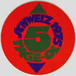 Klistermärke '5 Tage OL Schweiz 1975/5-dagarsorientering Schweiz 1975'