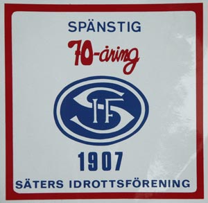 Säters IF:s 70-årsjubileum.
